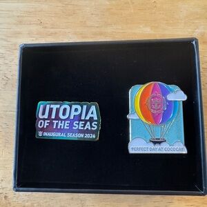 Inaugural Season Royal Caribbean Utopia of the Seas Pin Set